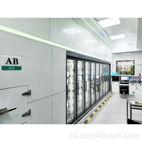 Freezer Cabinet Kaca Pintu Display Ruang Dingin